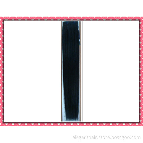 Hot Sale Quality Human Hair Weaving Silky Straight Weave 18inches Color Black (HH-181)